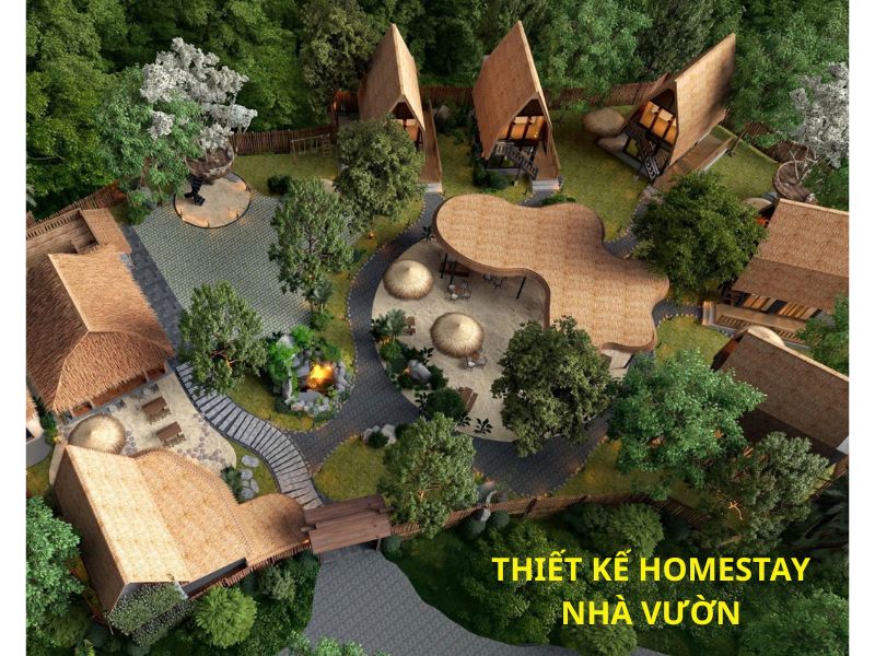 Tổng quan thiết kế homestay nhà vườn