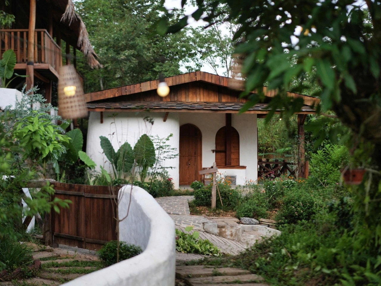 Thiết kế homestay nhà vườn theo phong cách rustic 