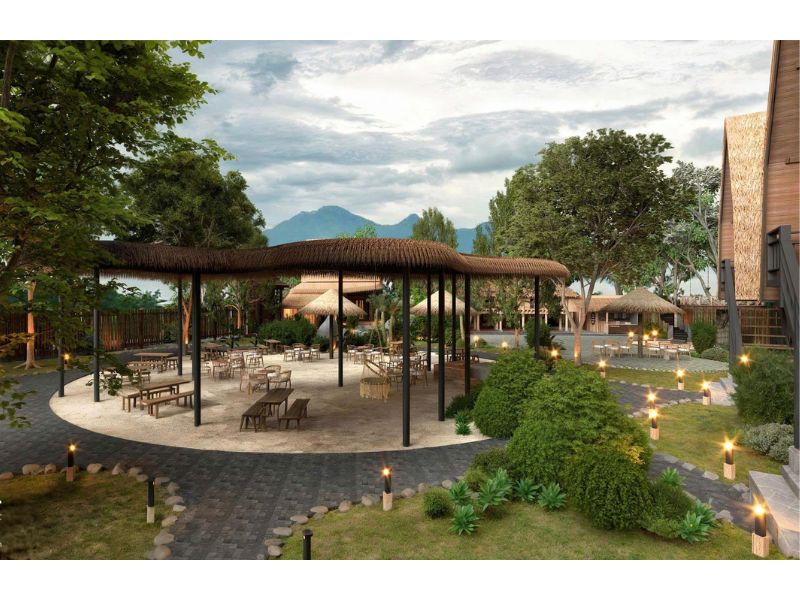 Chòi nghỉ giữa khuôn viên với tầm nhìn siêu rộng