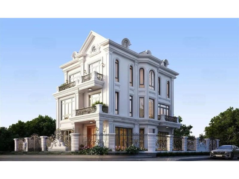 Nhà 3 tầng mái thái rộng 200m2