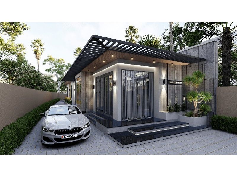Cuộc sống xa hoa trong công trình nhà 1 tầng mặt tiền 8m