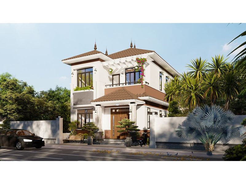 Báo giá thiết kế nhà ngang 8m dài 15m