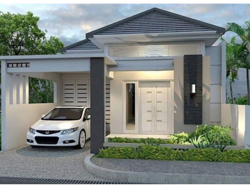 Thiết kế nhà cấp 4 ngang 7m dài 20m tối giản, hiện đại 