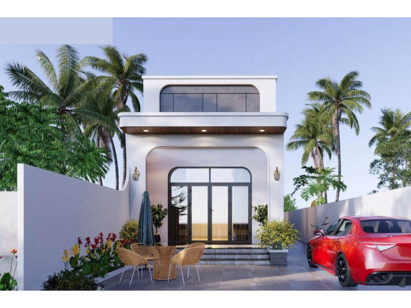 Kiến trúc vòm tạo sự thanh thoát cho ngôi nhà cấp 4 7x20m