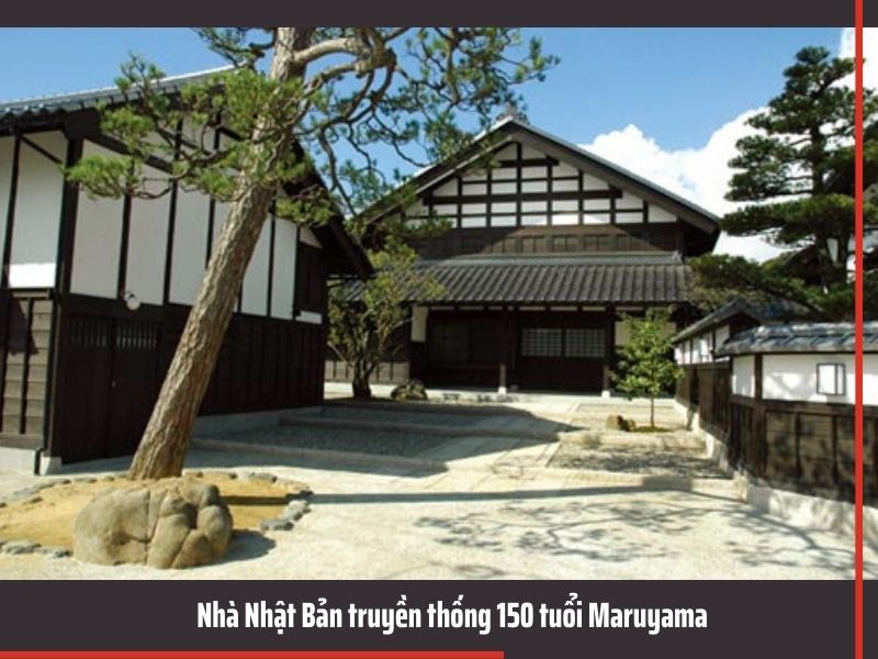 Mẫu 06: Nhà Nhật Bản truyền thống 150 tuổi Maruyama vẫn giữ vẻ đẹp thuần túy