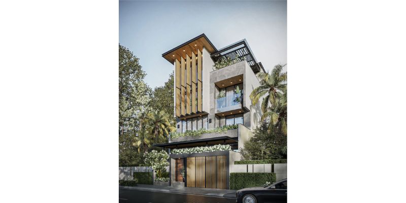 Nhà 4 tầng hiện đại đẳng cấp ở Ninh Bình