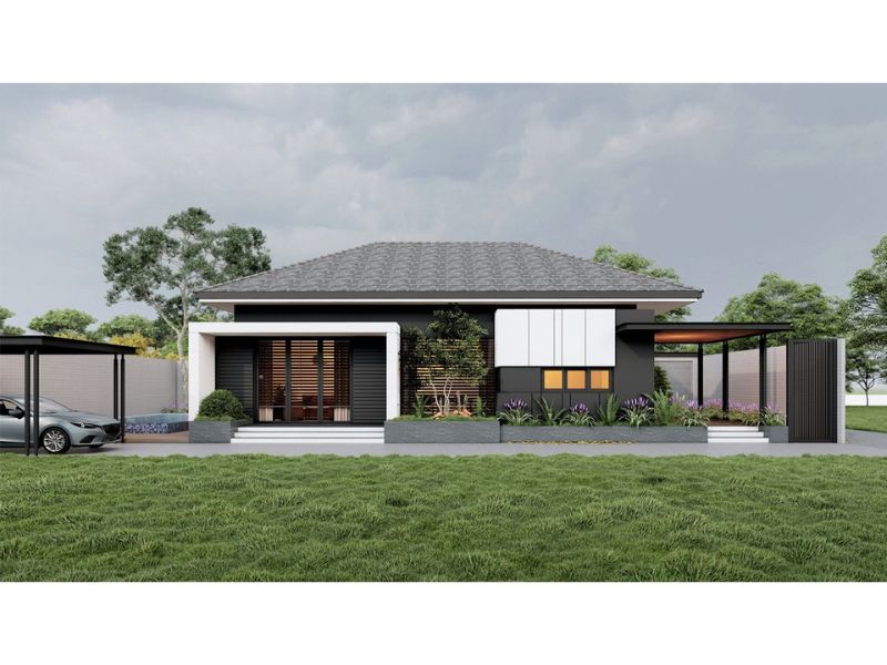 Không gian sống nhà 1 tầng mái nhật