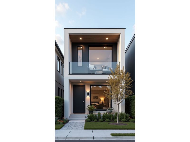 Kiến trúc nhà lệch tầng đẹp mắt