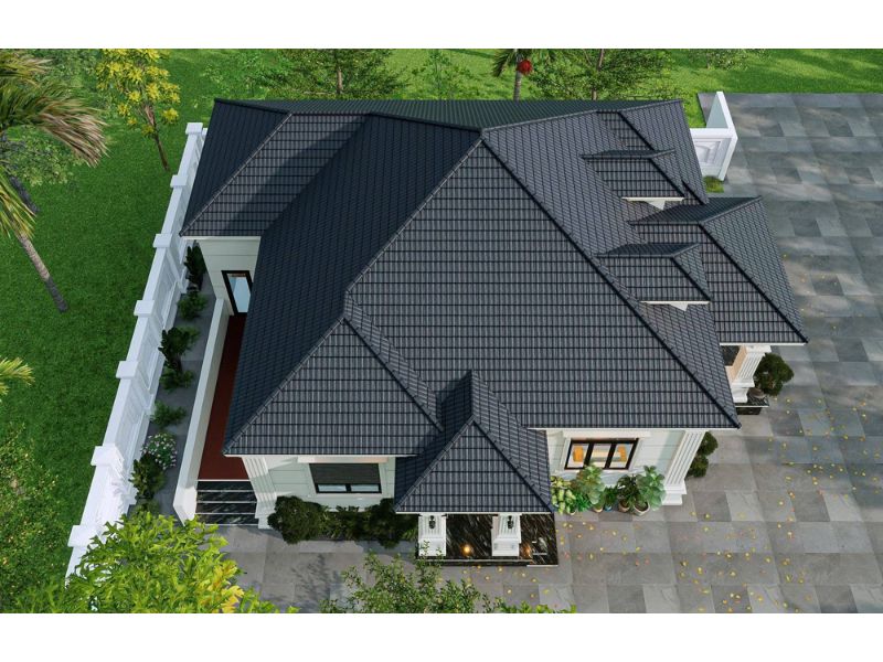 Không gian sống tiện nghi và thoáng đãng với mẫu biệt thự 1 tầng kết hợp sân vườn