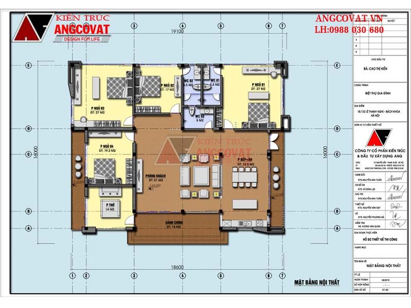 Công năng nhà 1 tầng 250m2 sử dụng hệ mái Nhật