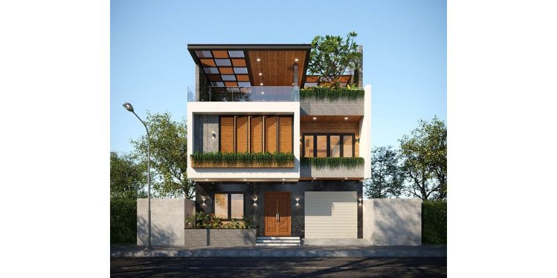 Nhà phố 3 tầng hiện đại mặt tiền 10m có gara