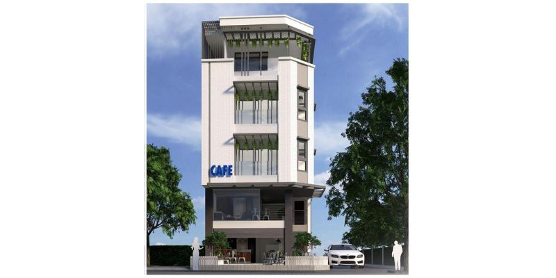 Nhà 2 mặt tiền hiện đại kinh doanh coffee