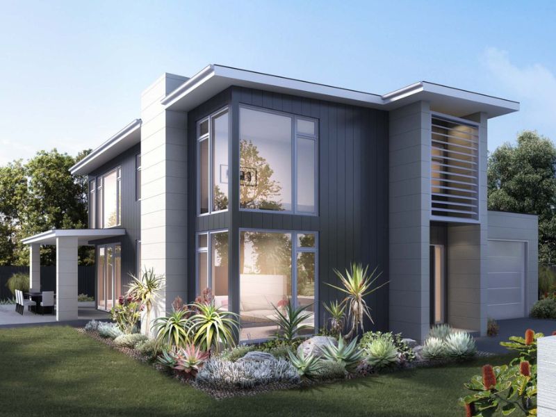Nhà 2 tầng 300m2 có lối kiến trúc phong cách hiện đại