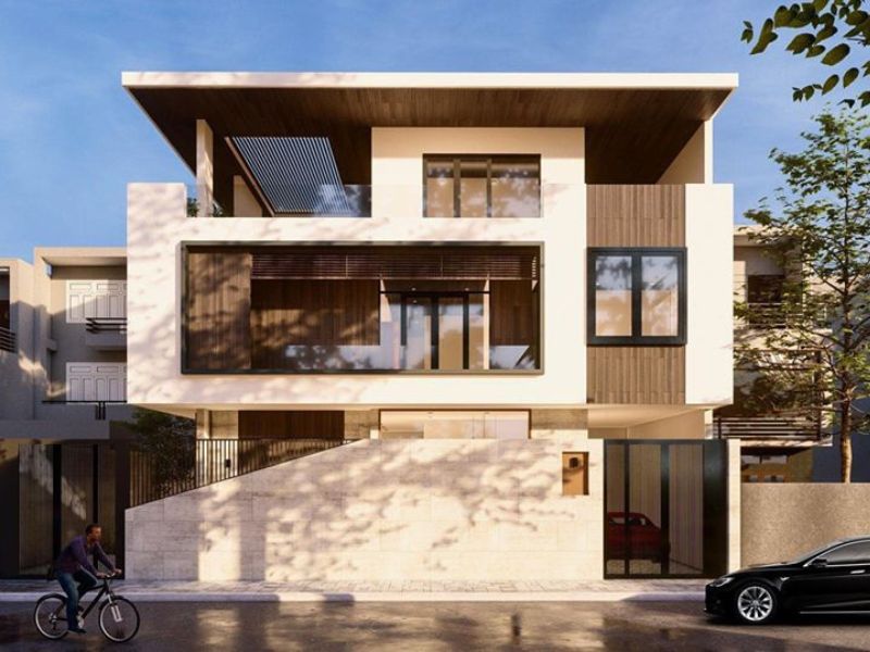 Nhà 2 tầng 1 tum diện tích 300m2 sang trọng đẳng cấp