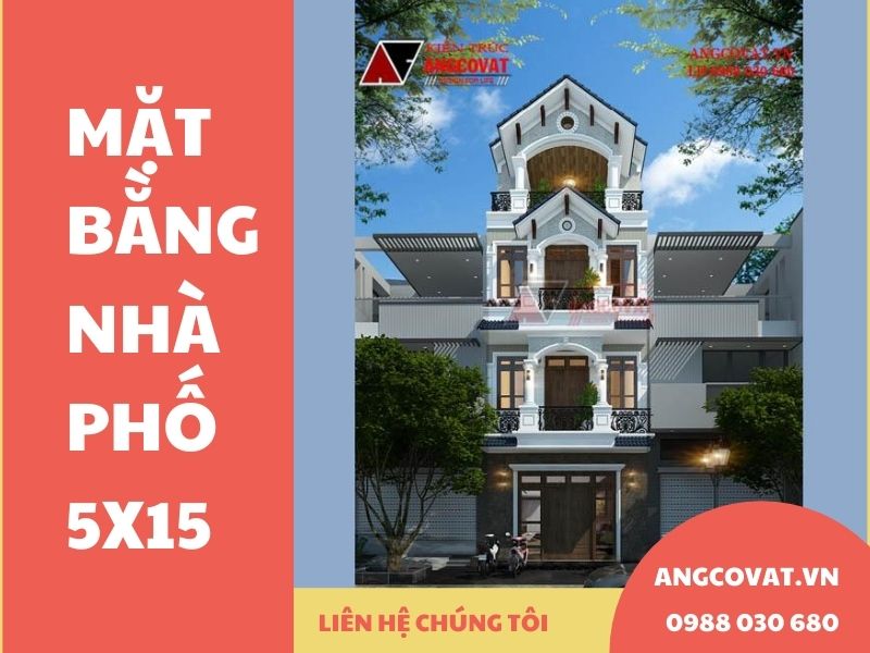 Bản vẽ nhà ống 2 tầng 5x15m tối ưu diện tích  Việt Architect Group  Kiến  Trúc Sư Việt Nam