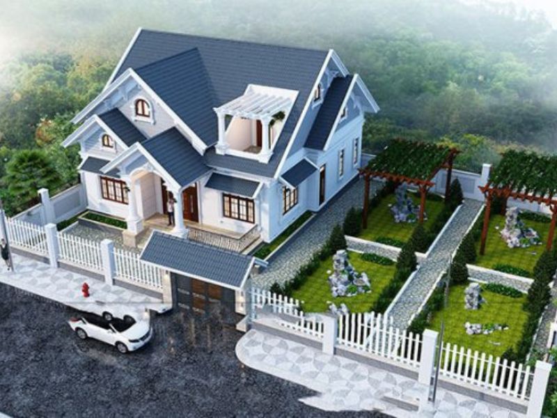 Công trình nhà vườn 500m2 đẳng cấp sang trọng