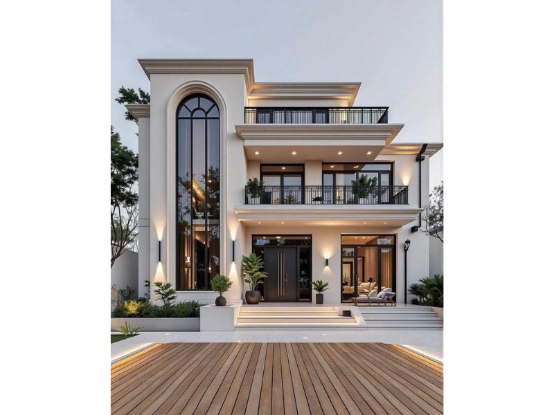 Nhà 3 tầng hiện đại 10x20 xa hoa lộng lẫy