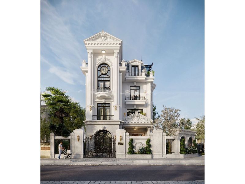 Kiến trúc nhà 3 tầng siêu sang trọng và đẳng cấp