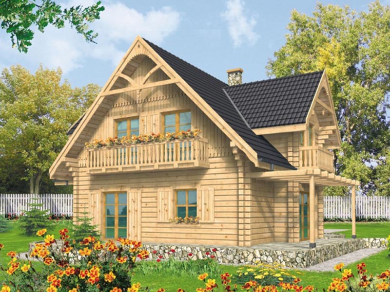 Thiết kế nhà gỗ pallet đẹp, tiết kiệm làm nhà ở hoặc nhà nghỉ dưỡng độc đáo TIN320079