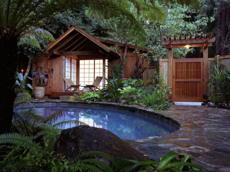 thiết kế nhà vườn có bể bơi đẹp