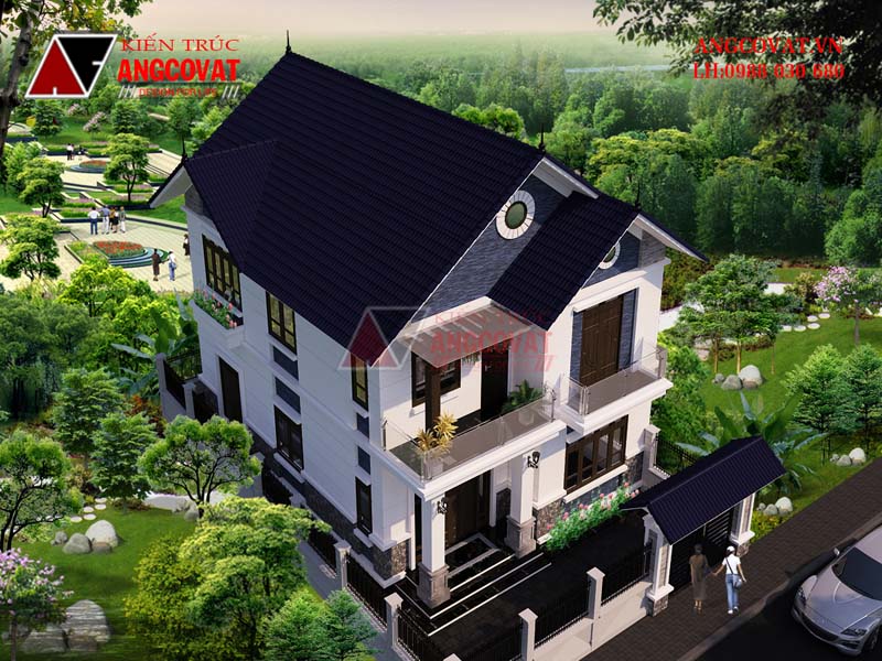 Phong cách kiến trúc ngôi nhà 9x12m với view trên cao 10 mẫu thiết kế nhà 1 trệt 1 lầu siêu đẹp 