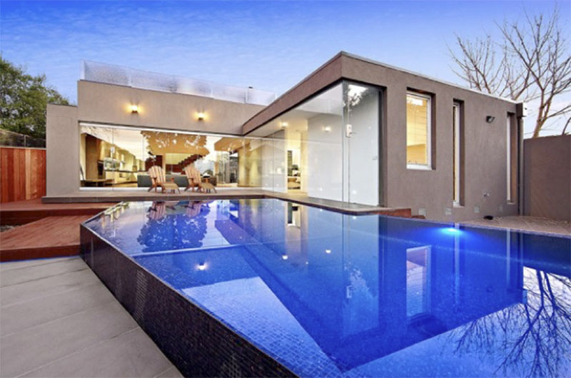 Mẫu Villa 1 phòng ngủ có bể bơi riêng được thiết kế vô cùng nổi bật