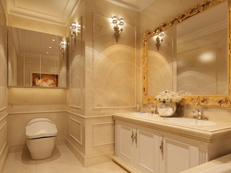 Lựa chọn phương án phù hợp cho gạch lát nền nhà vệ sinh đẹp phong cách tân cổ điển