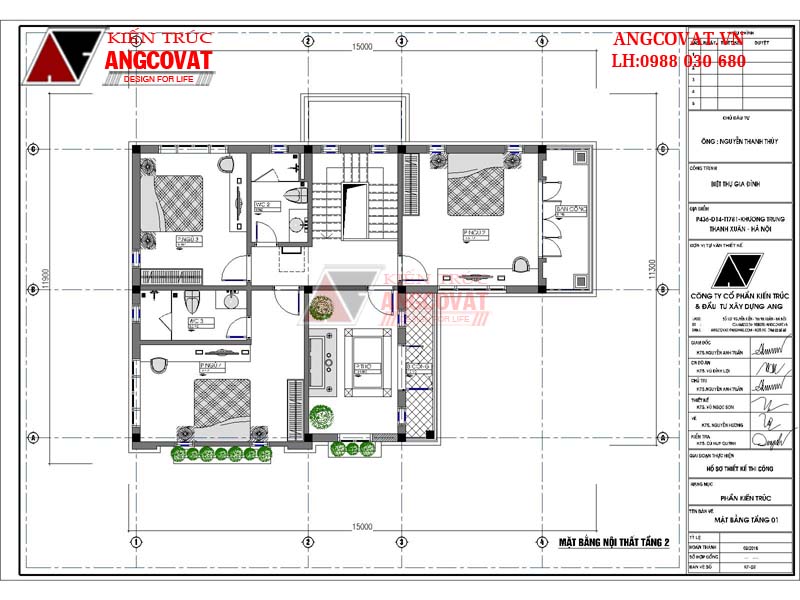 Mặt bằng nội thất lầu 1 thiết kế nhà 1 trệt 1 lầu đơn giản diện tích 120m2 tại Bắc Ninh