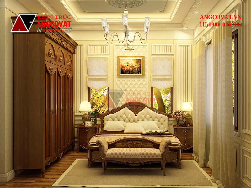 Phòng ngủ tân cổ điển là phòng ngủ được thiết kế theo phong cách tân cổ điển