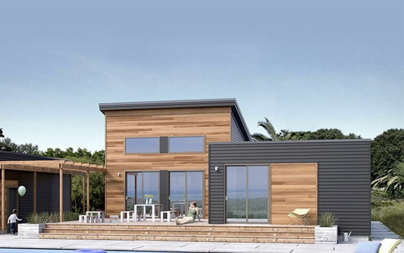 Phương án thiết kế biệt thự nghỉ dưỡng 1 tầng mới lạ với gỗ