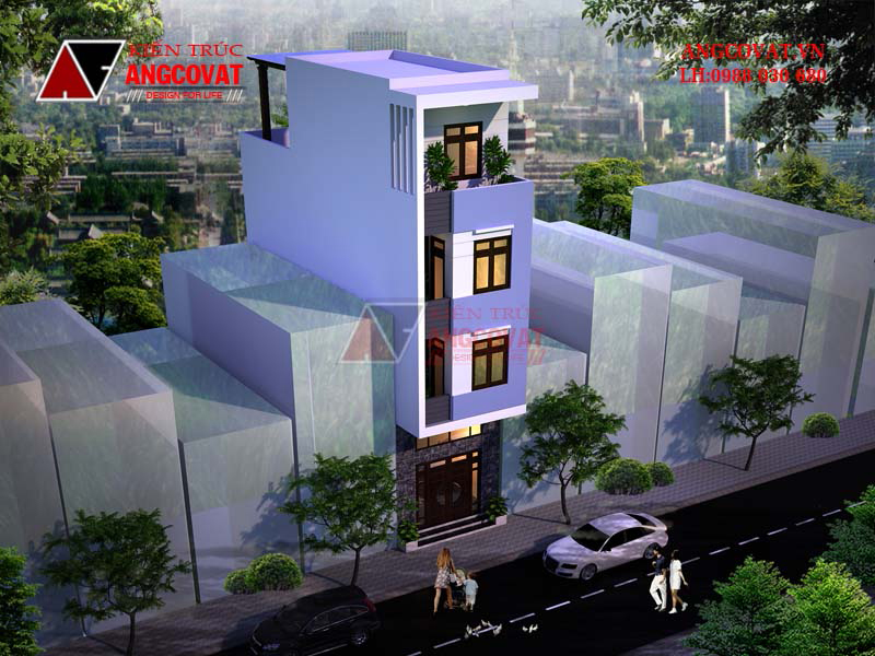 nhà phố rộng 4m 4 tầng tại Thanh Xuân – Hà Nội