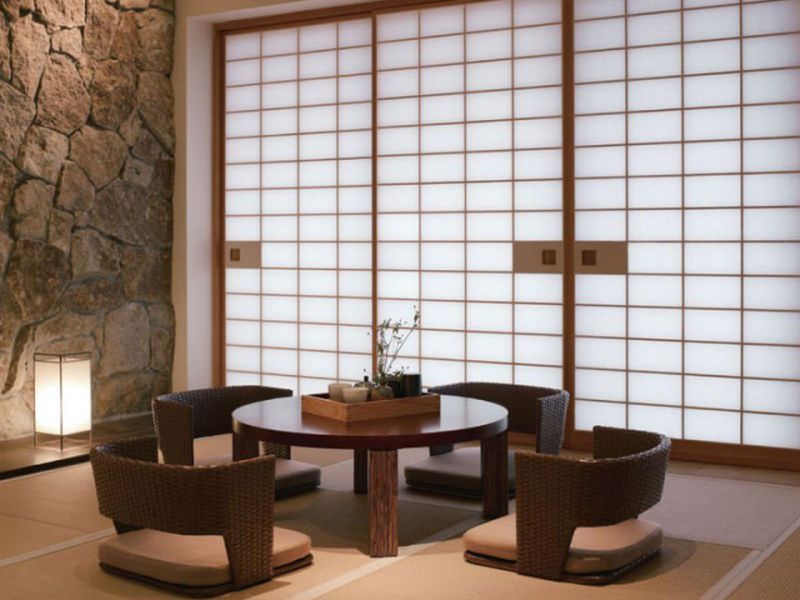 mẫu bàn ghế gỗ kiểu Nhật đẹp