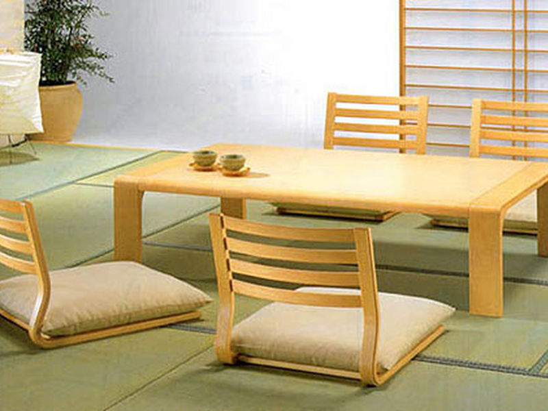 thiết kế phòng khách kiểu Nhật