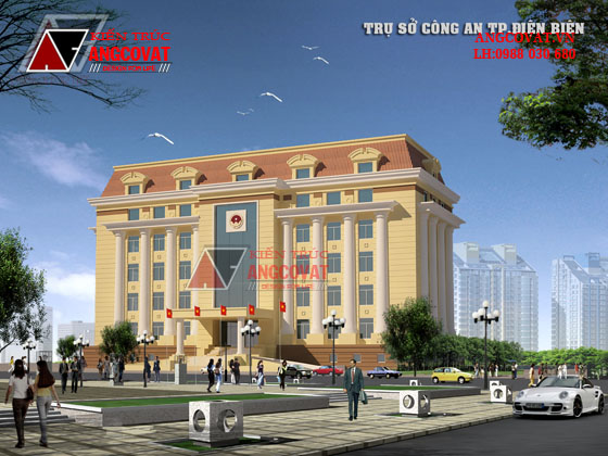 Thiết kế trụ sở công an thành phố Điện Biên 1