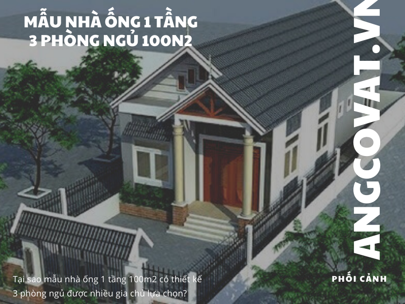 Top mẫu nhà 1 tầng 3 phòng ngủ đẹp tiết kiệm chi phí  Ngô Huỳnh
