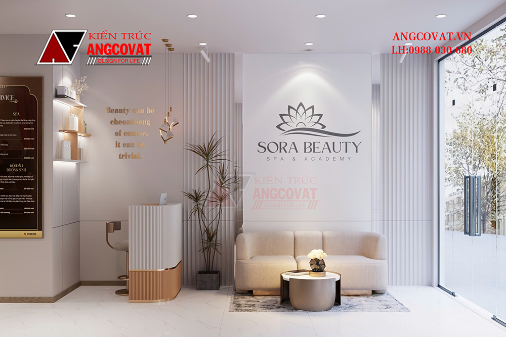Giá thiết kế nội thất spa mini hiện đại 60m2 NT1170425