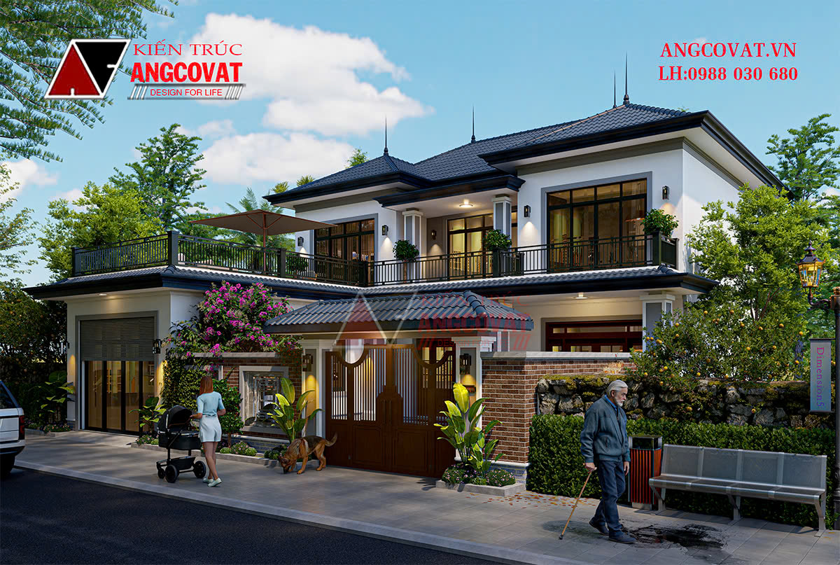 Nhà 3 gian 2 tầng mái nhật 140m2 kết hợp kinh doanh – Giải pháp vừa ở vừa sinh lời hiệu quả BT1120626