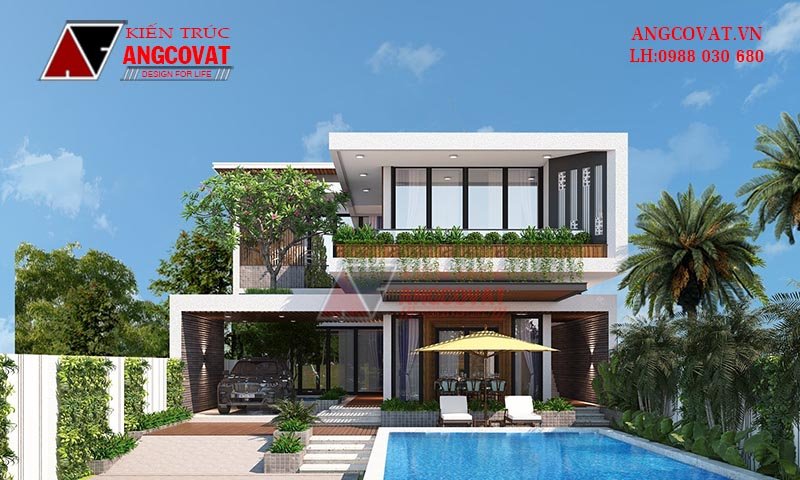 Chi phí xây biệt thự sân vườn 2 tầng tháng 8/2026