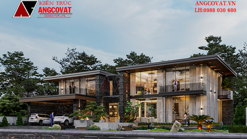 Chi phí xây biệt thự sân vườn 2 tầng tháng 8/2026
