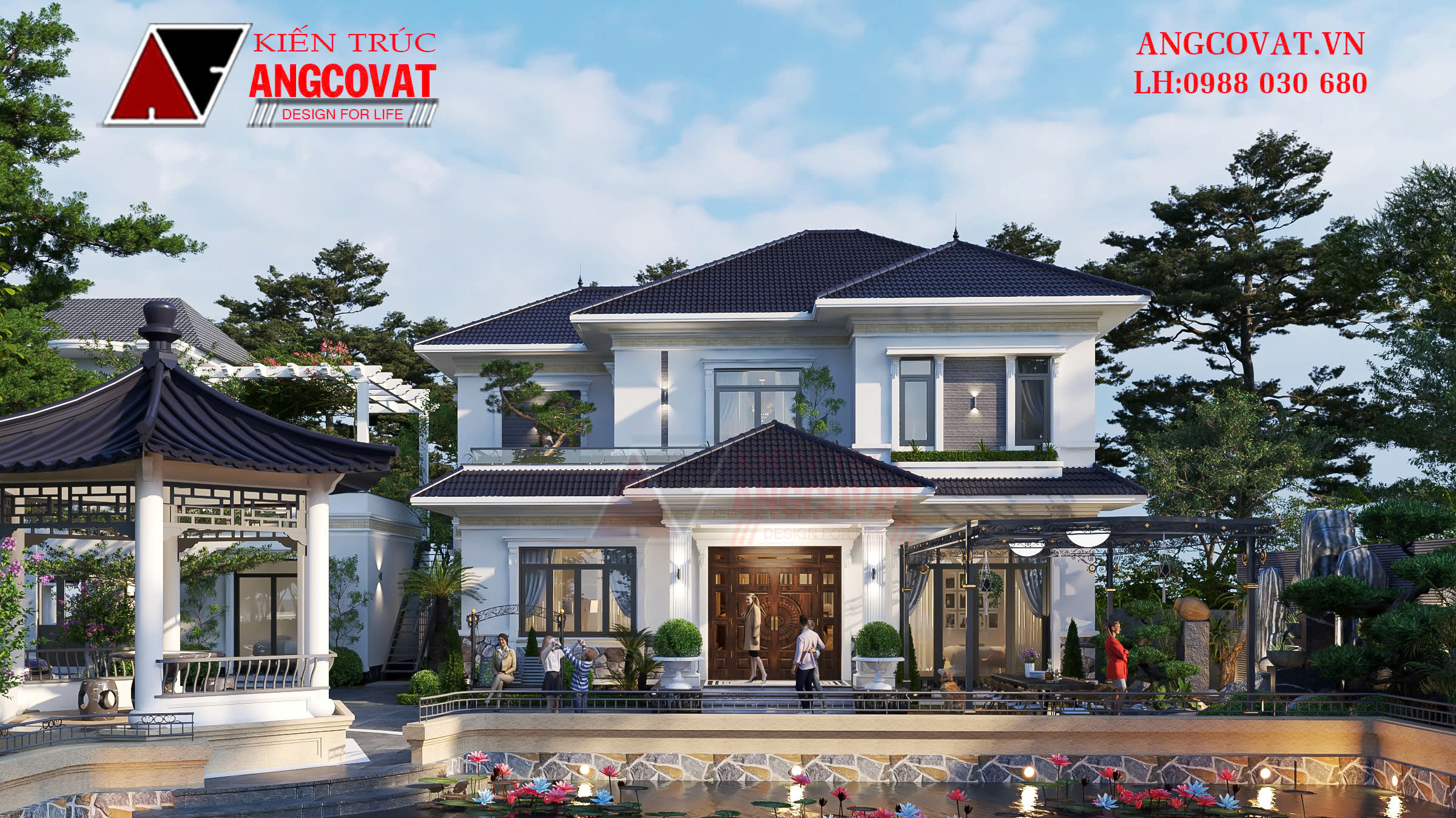 Phân tích chi tiết chi phí xây nhà biệt thự 2 tầng 130m2 tối ưu