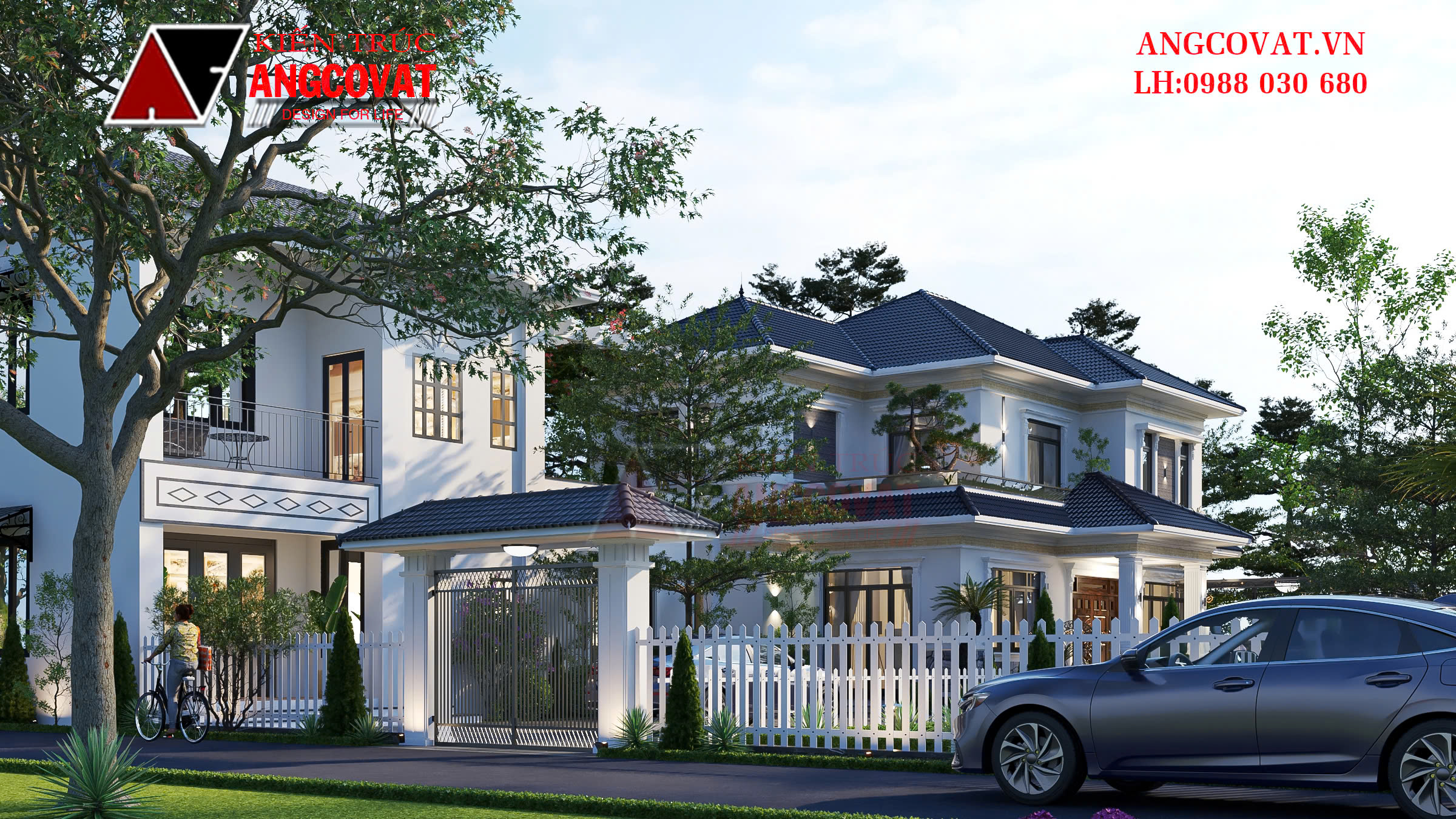 Phân tích chi tiết chi phí xây nhà biệt thự 2 tầng 130m2 tối ưu