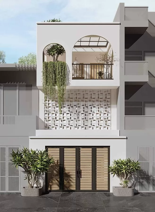 mẫu nhà 5x14 3 phòng ngủ