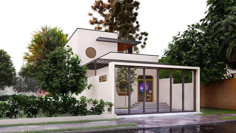 Nhà 1 trệt 1 lầu 5x14m 3 phòng ngủ 
