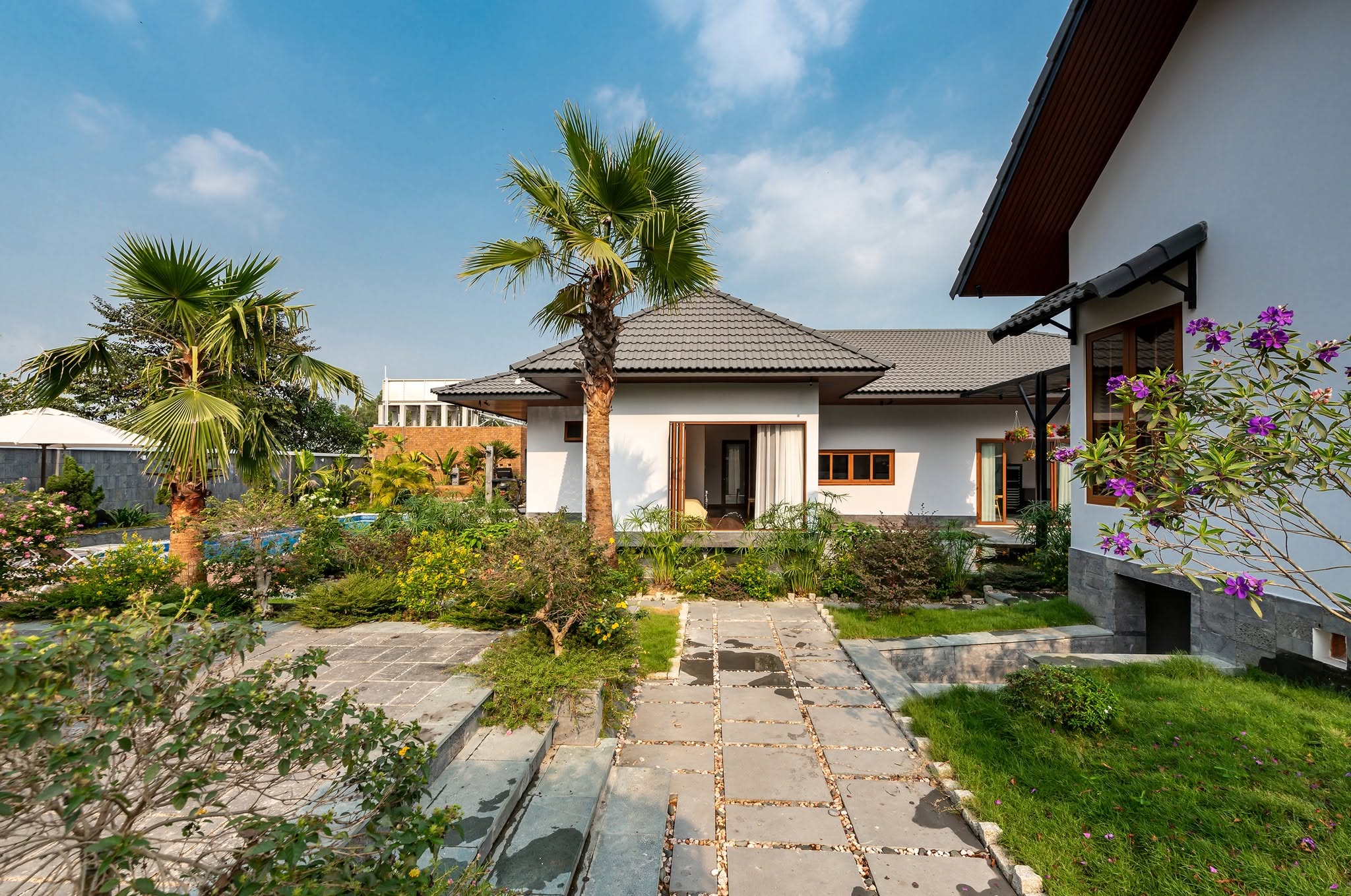 Nhà cấp 4 nông thôn đẹp hiện đại đã thi công thực tế