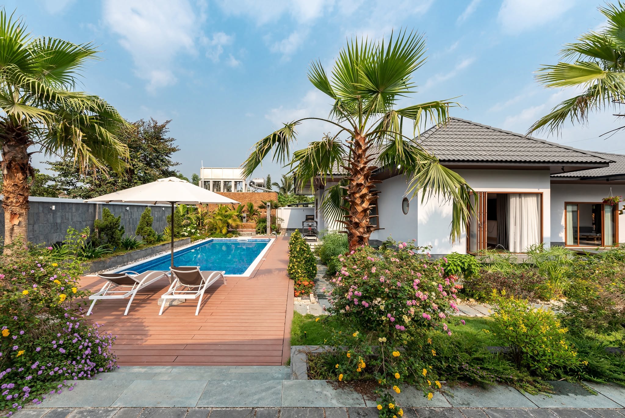Từ ý tưởng thiết kế tới hoàn thành công trình nhà cấp 4 nông thôn phong cách kiến trúc hiện đại đủ tiên nghi 