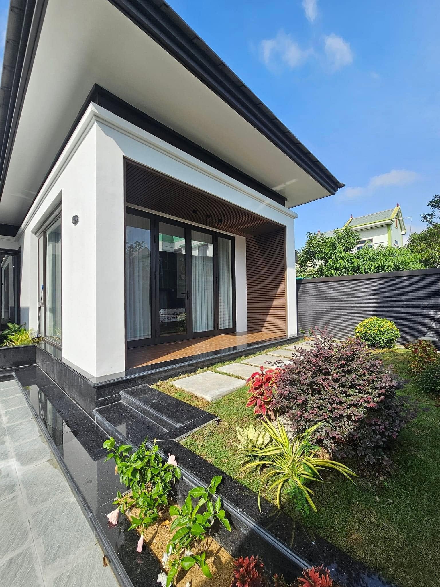 Khoảng sảnh hiên nhà cấp 4 mái nhật hiện đại 
