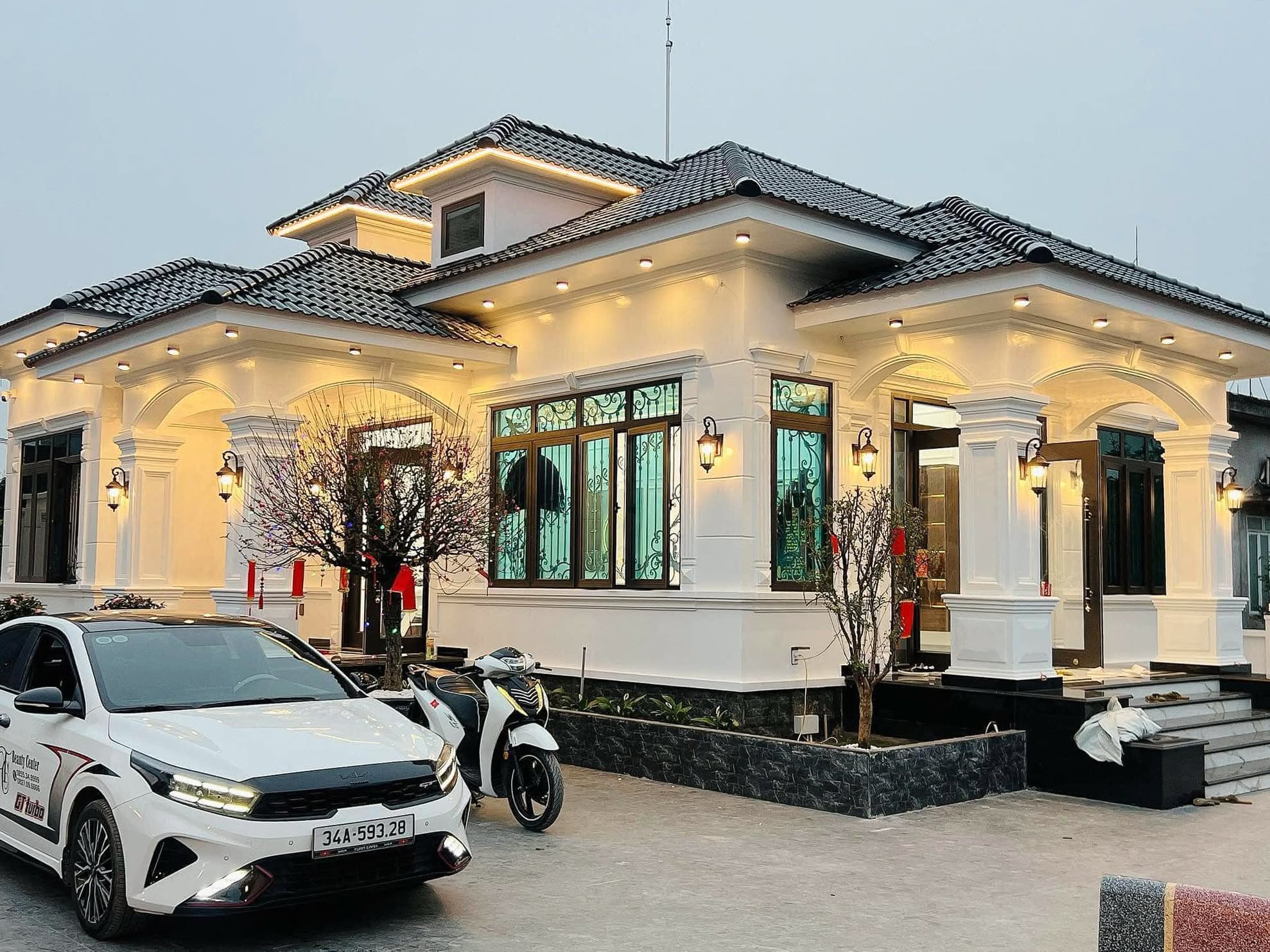 Nhà cấp 4 nông thôn 5 phòng ngủ