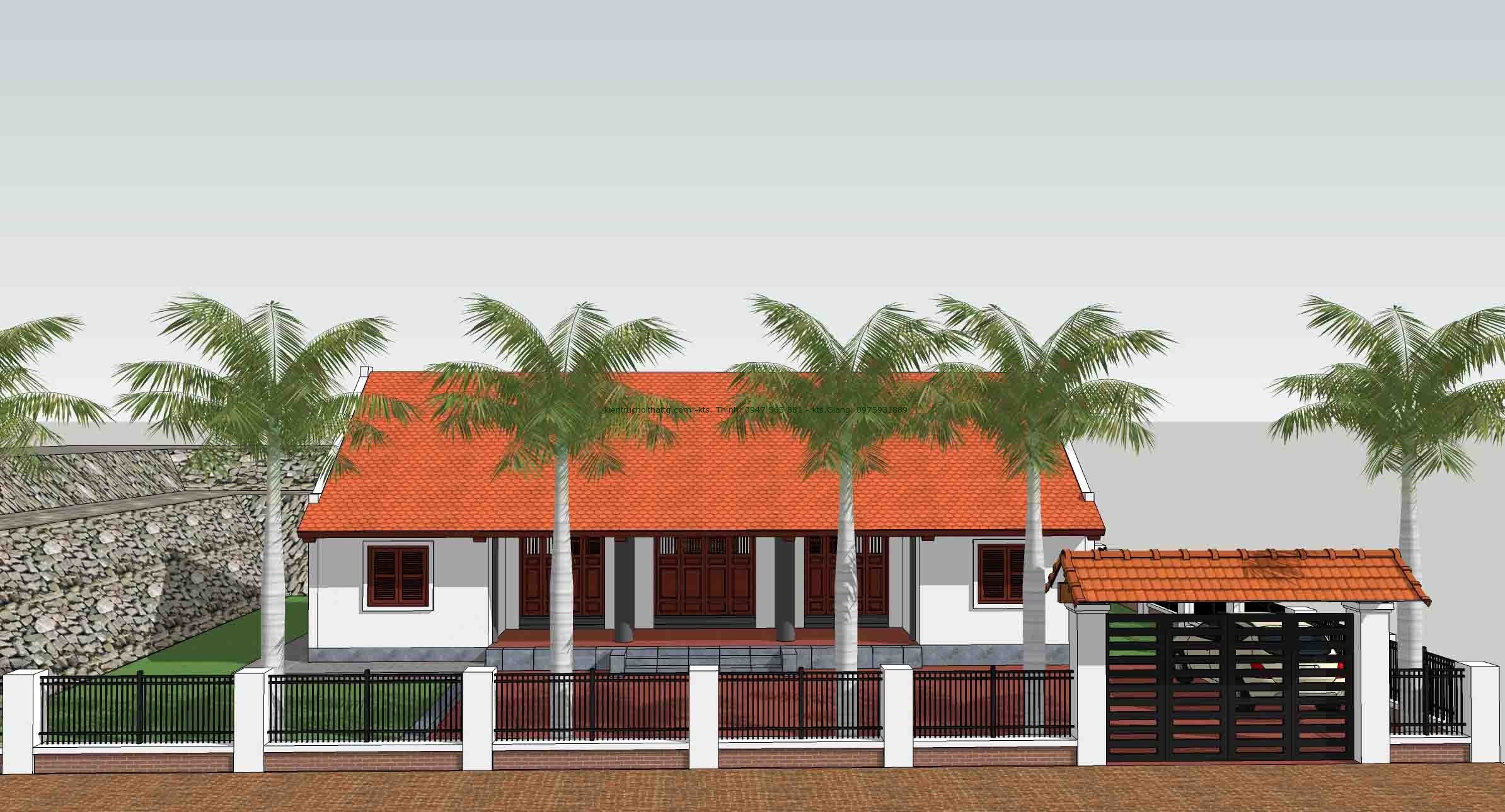 Xây nhà 1 tầng mái ngói hết bao nhiêu tiền 