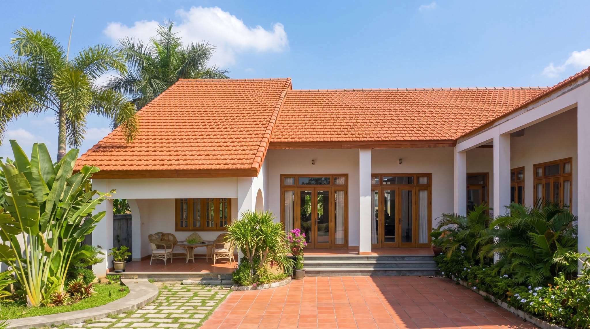 Xây nhà 1 tầng mái ngói hết bao nhiêu tiền 