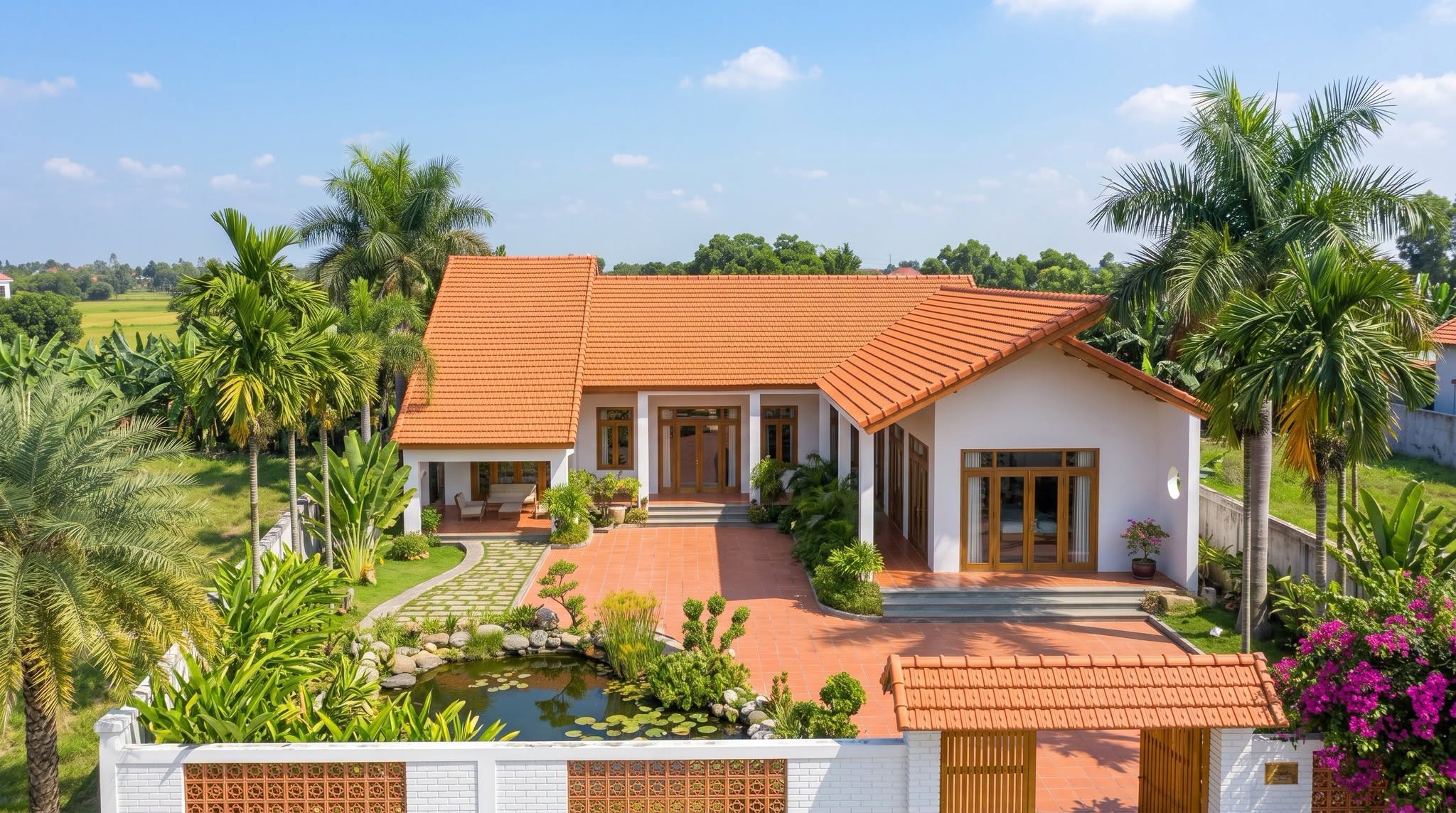 Xây nhà 1 tầng mái ngói hết bao nhiêu tiền 